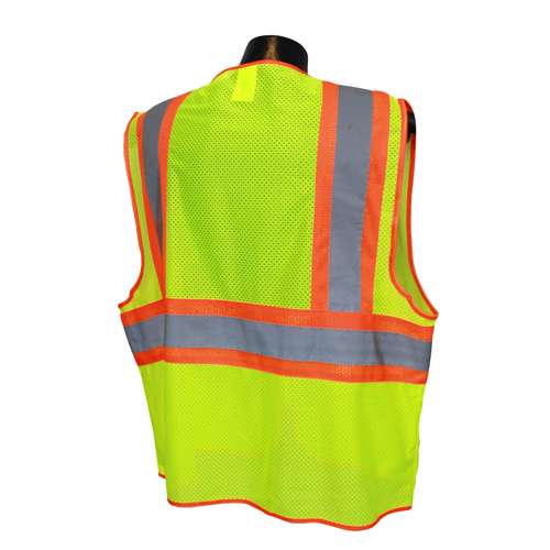 LHV-5ANSI-CT LHV-5ANSI-CT Type R Class 2 3.5oz Poly Mesh Safety Vest