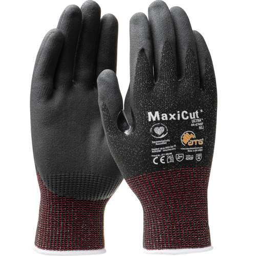 44-6745FV Seamless Knit Engineered Yarn with Premium Nitrile Coated MicroFoam Grip on Palm & Fingers - Touchscreen - Vend Ready