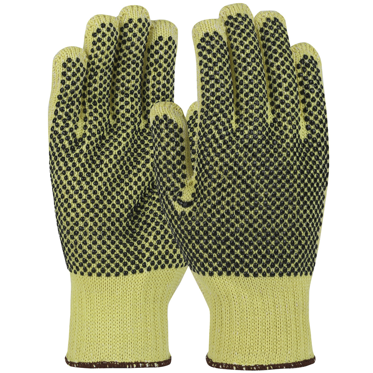 MATA25PL-PD2 Heavy Weight Seamless Knir ATA® /  Cotton Blended Glove with PVC Dotted Grip - Double Sided