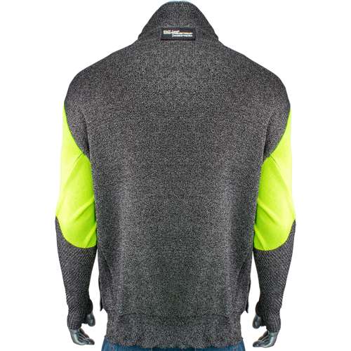 P601BP4CMHVBPP1TH ATA® Blended Cut Resistant Pullover with Hi-Vis Sleeves