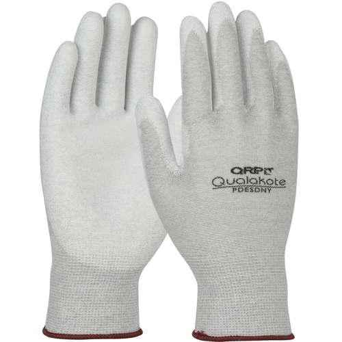 PDESDNY Seamless Knit Nylon/Carbon Fiber 15 Gauge with Polyurethane Coated Grip