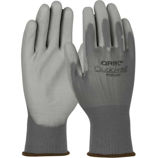 Seamless Knit Nylon Glove with Polyurethane Coated Palm & Fingers