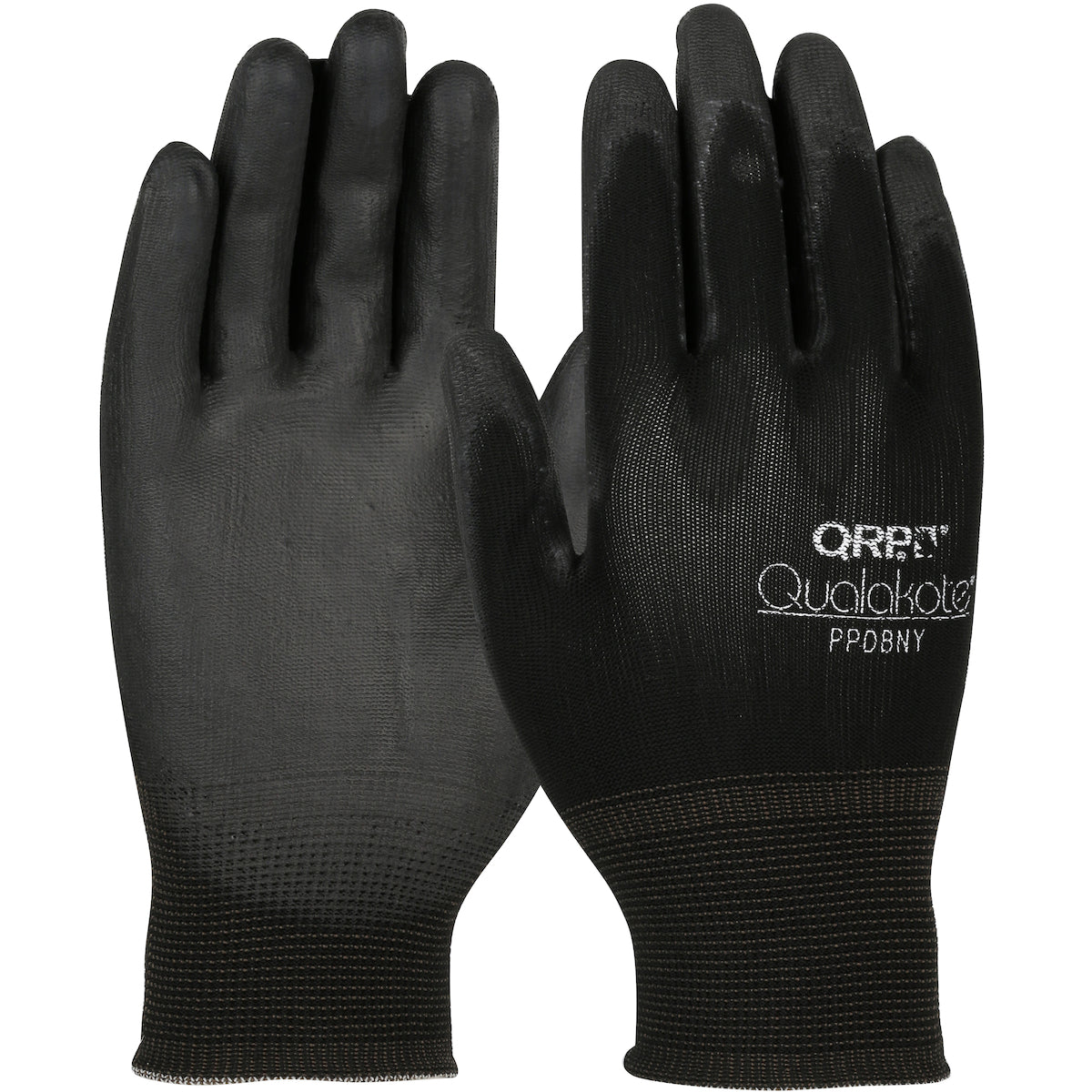 Seamless Knit Nylon Glove with Polyurethane Grip on Palm & Fingers