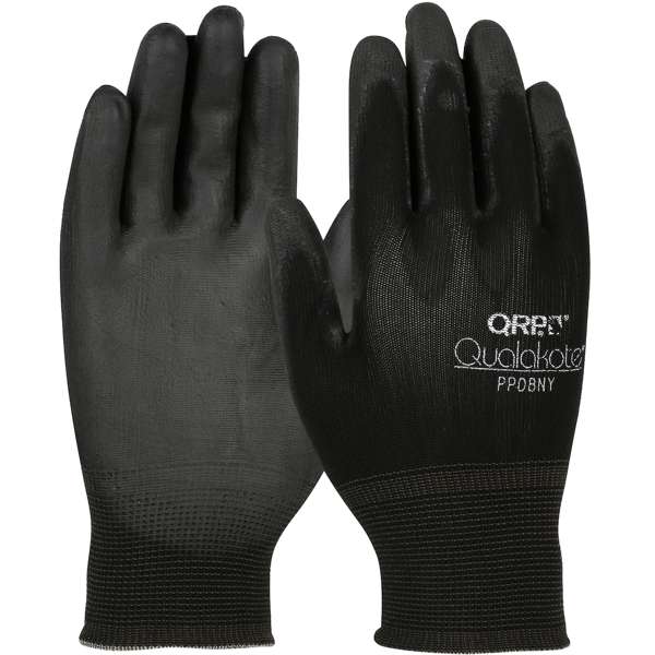 Seamless Knit Nylon Glove with Polyurethane Grip on Palm & Fingers