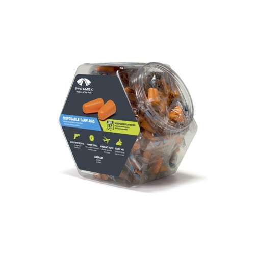 PYDP BN Disposable Earplugs in Bin