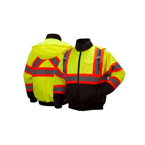 RCJ3210 Canadian jacket in lime - Extra Large