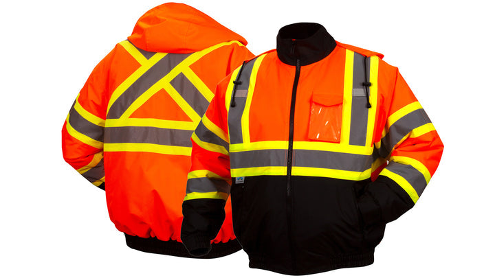 RCJ3220 Canadian jacket in orange- Extra Large