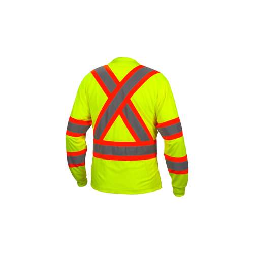 RCLTS3110 Long sleeve moisture wicking t-shirt in lime - Extra Large