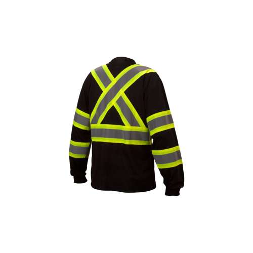 RCLTS3111 Long sleeve moisture wicking t-shirt in black - Large