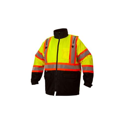 RCP3210 Canadian parka in lime - extra large