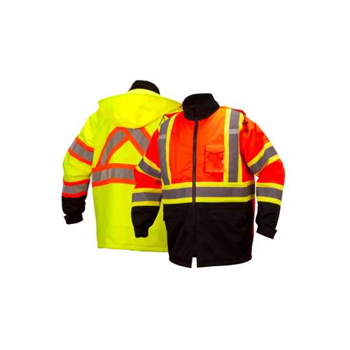 RCP3210 Canadian parka in lime - extra large