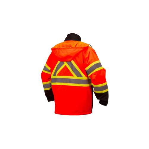 RCP3210 Canadian parka in lime - extra large