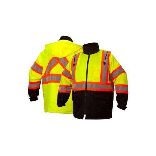 RCP3210 Canadian parka in lime - extra large