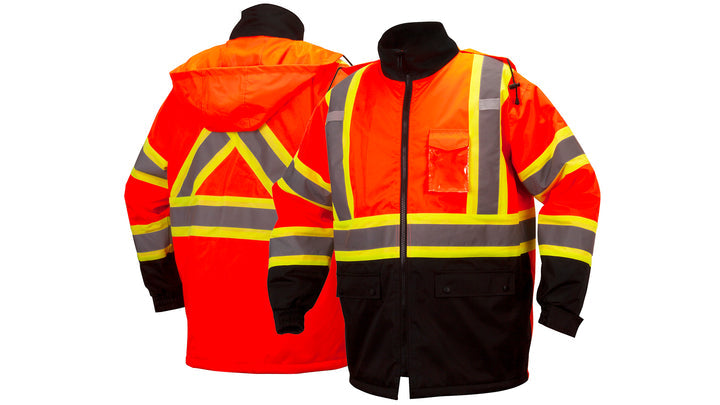 RCP3220 Canadian parka in orange - Extra Large