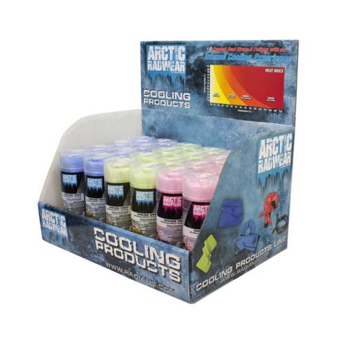 RCS-WCD Arctic Radwear® Cooling Wrap Counter Display