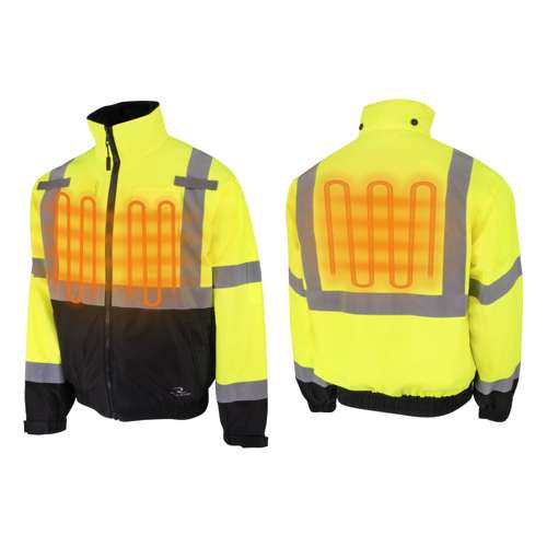 RHG-SJ13 RHG-SJ13 3-in-1 Bomber Jacket with Inner Heated Vest Kit with Battery