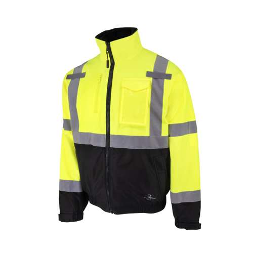 Radians RHG-SJ13 RHG-SJ13 3-in-1 Bomber Jacket with Inner Heated Vest Kit with Battery ANSI Class 3 - Safety Vest