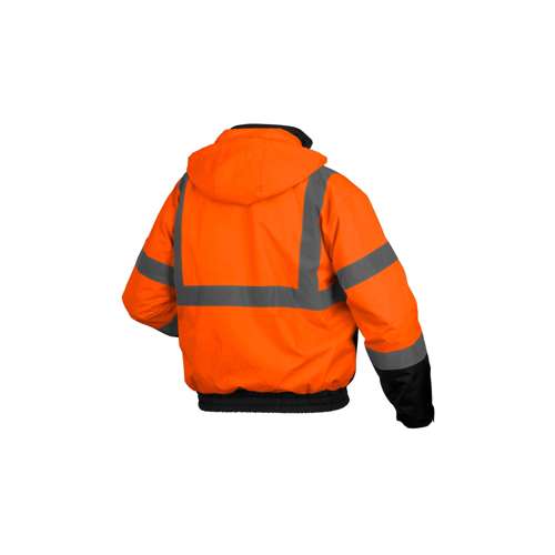 RJ3120 Winter Wear - Hi-Vis Orange Bomber Jacket - Size Extra Large