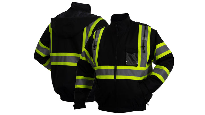 RJ3711 Bomber Jacket - Black - XL