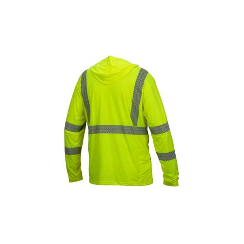 RLPH110 Lng Slv Pullover Hood ANSI - Lime - M