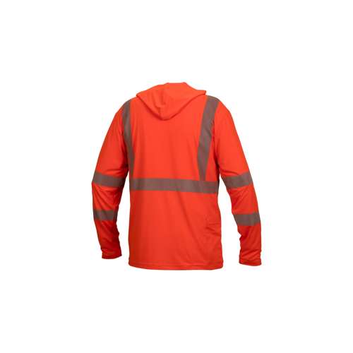 RLPH120 Lng Slv Pullover Hood ANSI - Orng - S