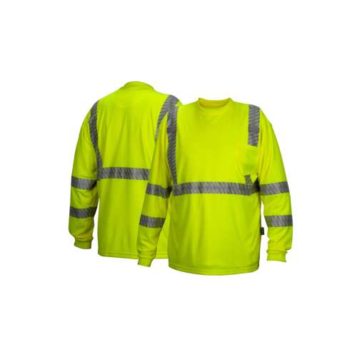 RLTS3310 Long Sleeve T-Shirt-Lime -Brkn Tape - XL