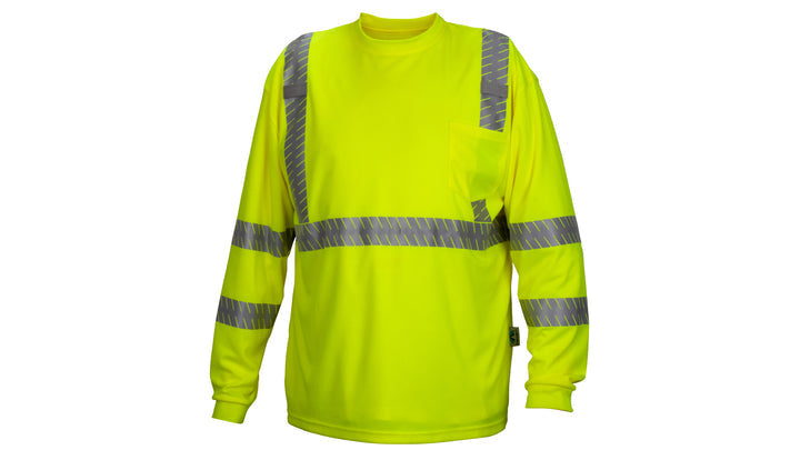 RLTS3310 Long Sleeve T-Shirt-Lime -Brkn Tape - XL