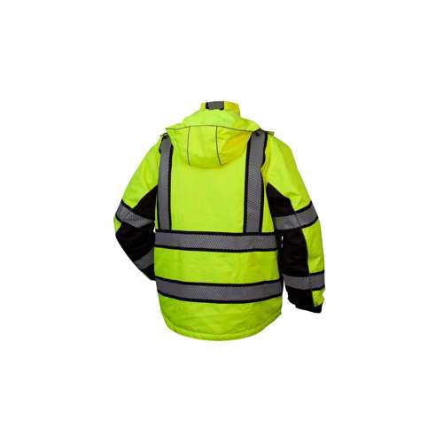RPB3610 Class 3 multi-layer parka in lime - Extra Large