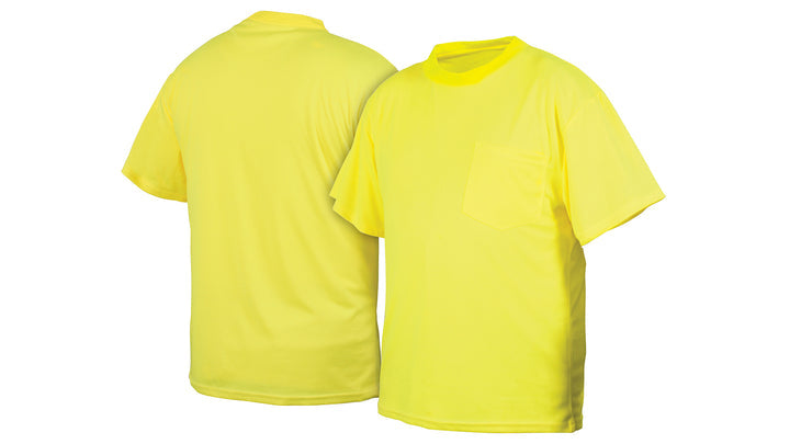RTS2110NS T-Shirt - Hi-Vis Lime T-Shirt No Reflective Tape-Size Extra Large