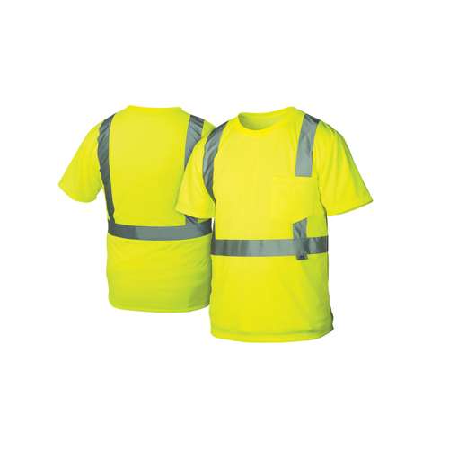 RTS2110 T-Shirt - Hi-Vis Lime T-Shirt - Size Extra Large