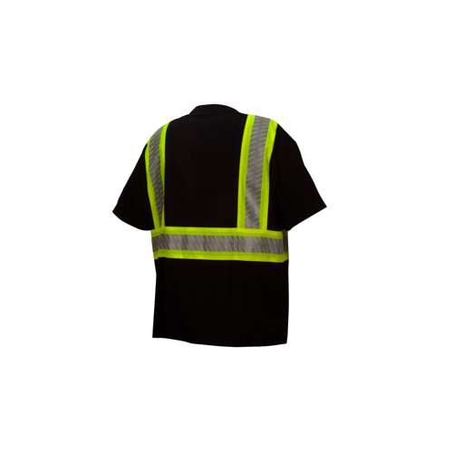 RTS2311 Broken Heat Sealed T-Shirt-Black- XL