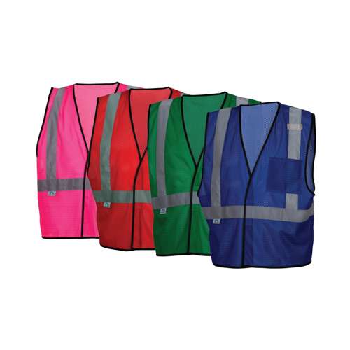 RV1227 Red Vest w/Reflect 4XL - 5XL
