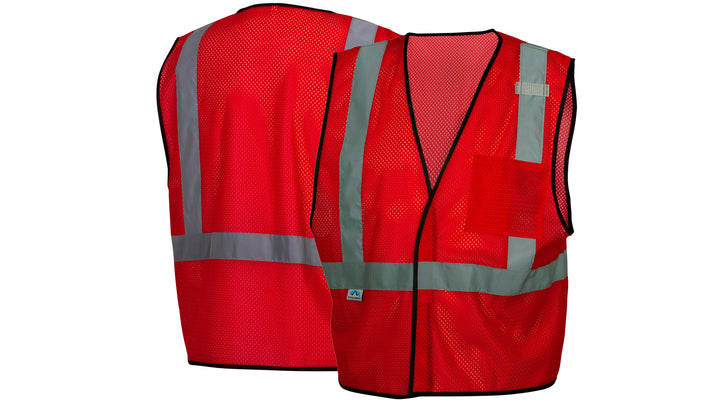 RV1227 Red Vest w/Reflect 4XL - 5XL