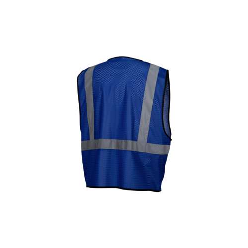 RV1265 R Blue Vest w/Reflect Lg - XL