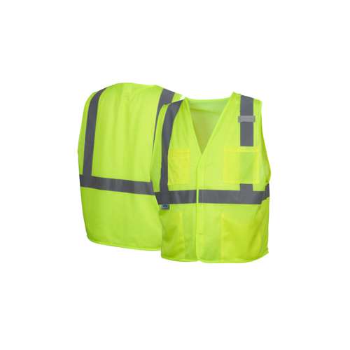 RVHL2010 RVHL20-Hook and Loop Lime Vest- XL