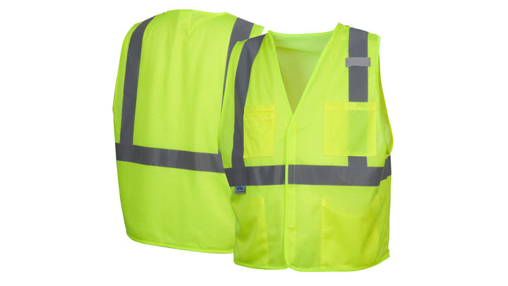 RVHL2010 RVHL20-Hook and Loop Lime Vest- XL