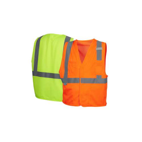 RVHL2020 RVHL20-Hook and Loop Orange Vest- XL