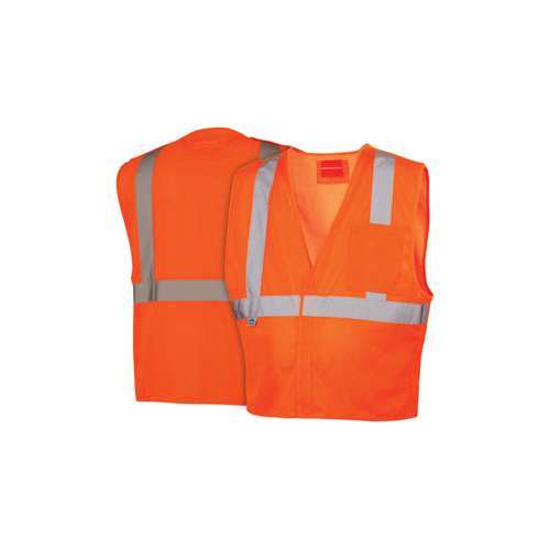 RVHL2520BRD Safety Vest - Hi-Vis Orange with 5 point DRing - Size  Extra Large