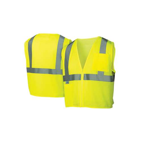 RVZ2110 Safety Vest - Hi-Vis Lime - Size Extra Large