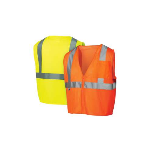 RVZ2110 Safety Vest - Hi-Vis Lime - Size Extra Large