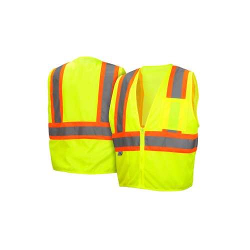 RVZ2210 Safety Vest - Hi-Vis Lime - Size Extra Large
