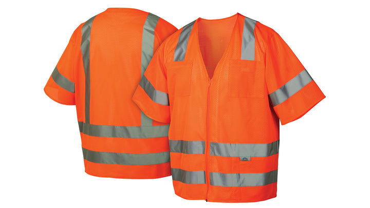 RVZ3120 Safety Vest - Hi-Vis Orange - Size 2X Large