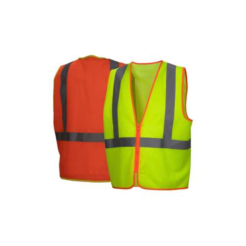 RVZ4010 Class 2  Contrast Trim - Lime - XL