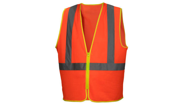 RVZ4020 Class 2  Contrast Trim - Orange - XL