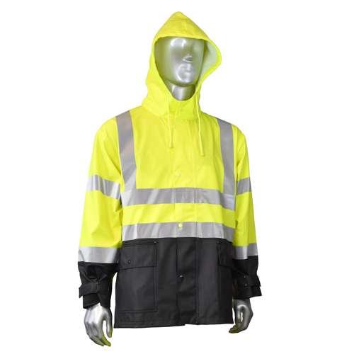RW07J-3ZGV RW07 High Visibility Rainwear Jacket