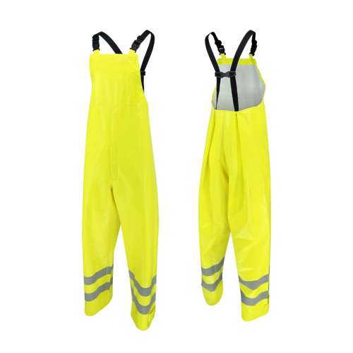 RW08B RW08B Class E Self-Extinguishing Rain Bib with Safety Fly