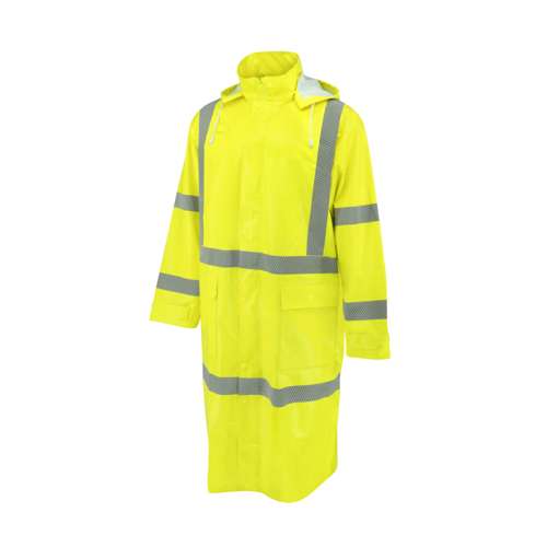 Radians RW08C RW08C Class 3 Self-Extinguishing Raincoat ANSI Class 3 - Welding Helmet