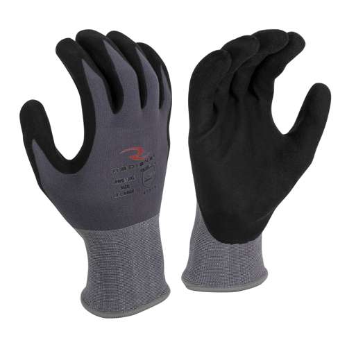 Radians RWG13 RWG13 Nylon Shell Foam Nitrile Gripper Glove - Work Gloves