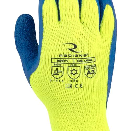 RWG27 RWG27 Cut Protection Level A3 Dipped Winter Gripper Glove
