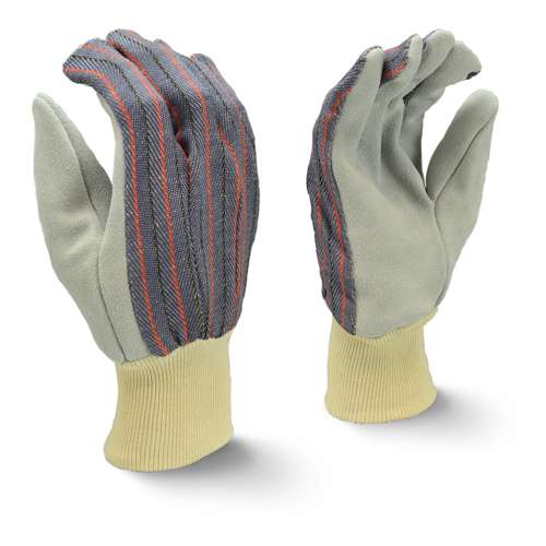 Radians RWG3010 RWG3010 Economy Shoulder Gray Split Cowhide Leather Glove - Work Gloves